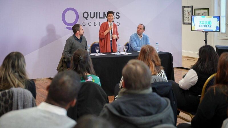 MAYRA LANZÓ EL PROGRAMA “SALUD ESCOLAR” DESTINADO A ALUMNOS DE 1º AÑO DE LAS 87 ESCUELAS PRIMARIAS PÚBLICAS DE QUILMES