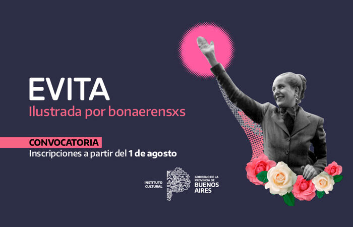 Se lanza la convocatoria “Evita ilustrada por bonaerensxs”