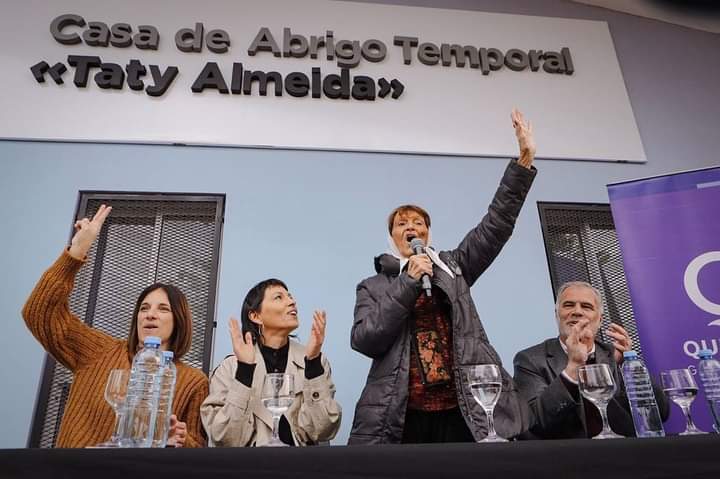 MAYRA, TATY Y LAURA ALONSO INAUGURARON LA CASA DE ABRIGO TEMPORAL “TATY ALMEIDA” EN BERNAL OESTE