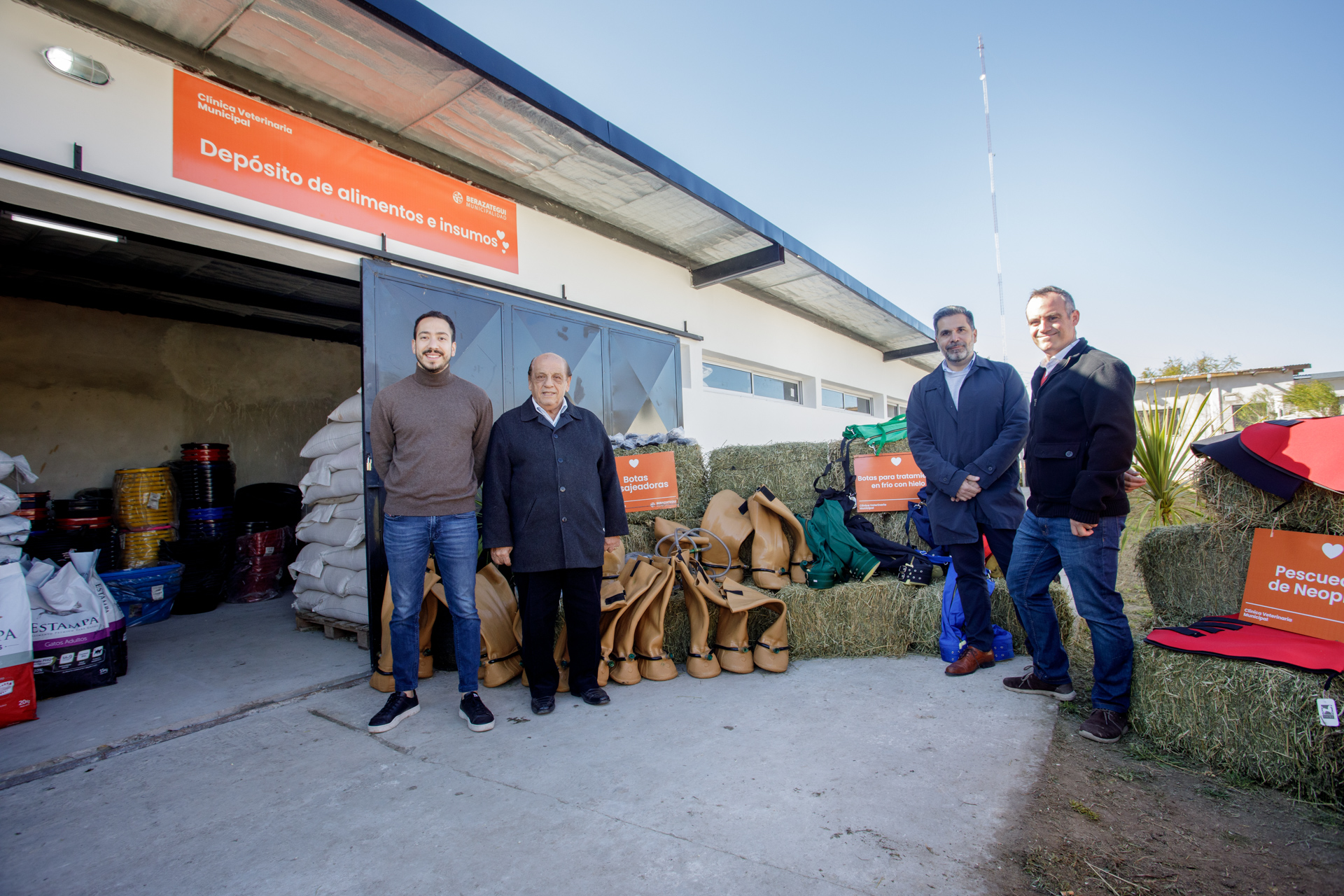 SE INAUGURÓ EL DEPÓSITO DE ALIMENTOS PARA LOS ANIMALES DE LA CLÍNICA VETERINARIA MUNICIPAL