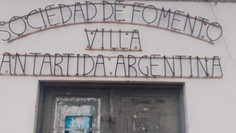 Comunidades Organizadas: Sociedad de Fomento Villa Antártida Argentina