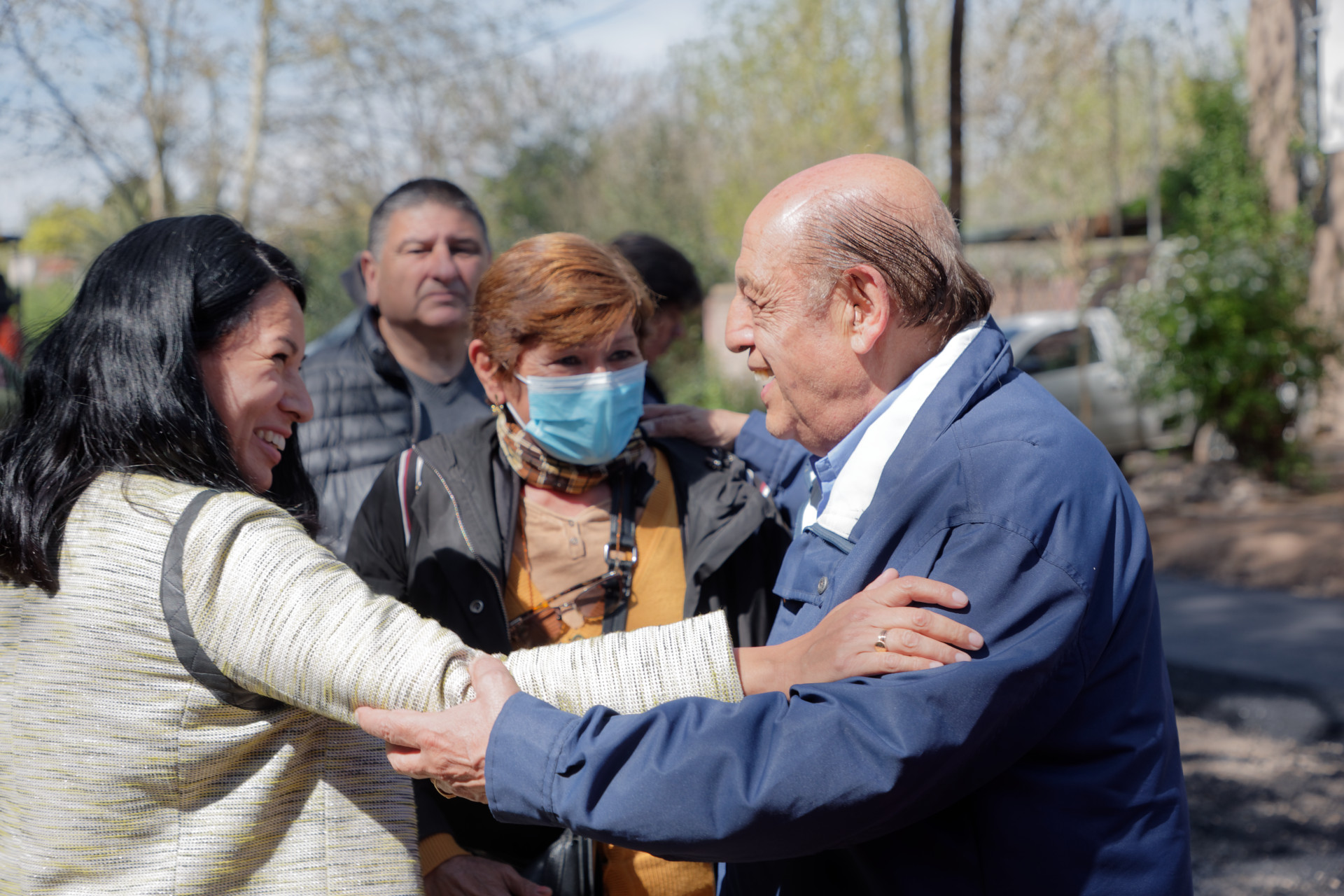MUSSI RECORRIÓ OBRAS DE PAVIMENTACIÓN EN SOURIGUES