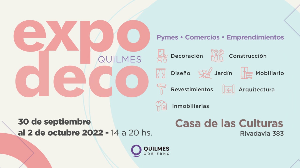 SE VIENE “EXPO DECO QUILMES” EN LA CASA DE LAS CULTURAS