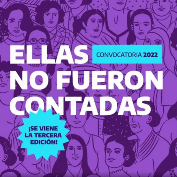 Convocatoria a la 3° Edición del Concurso Literario “Ellas no fueron contadas”