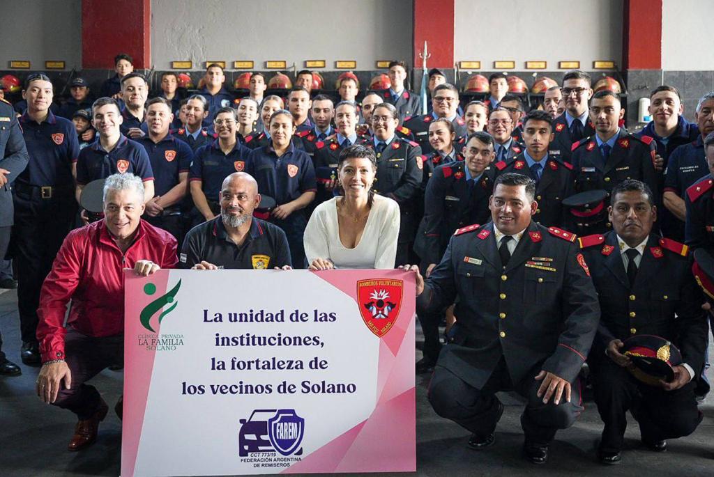 MAYRA PARTICIPÓ DE LA CELEBRACIÓN DEL 64º ANIVERSARIO DEL CUARTEL DE BOMBEROS VOLUNTARIOS DE SAN FRANCISCO SOLANO