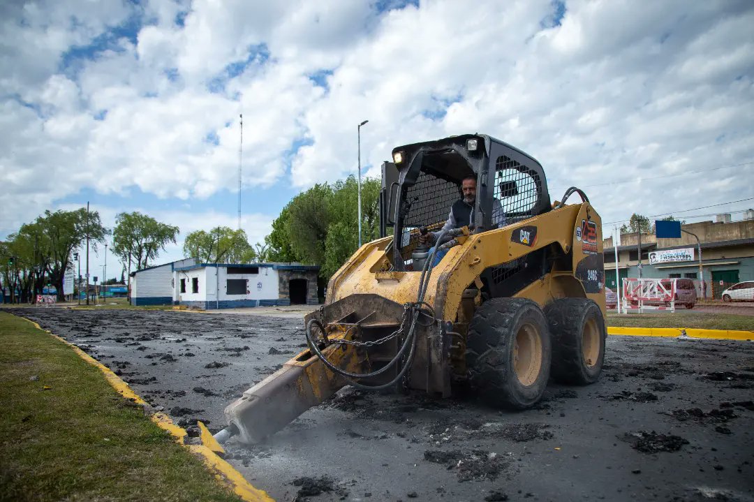 CONTINÚAN LAS OBRAS SOBRE LA NUEVA TRAZA DEL ACCESO SUDESTE