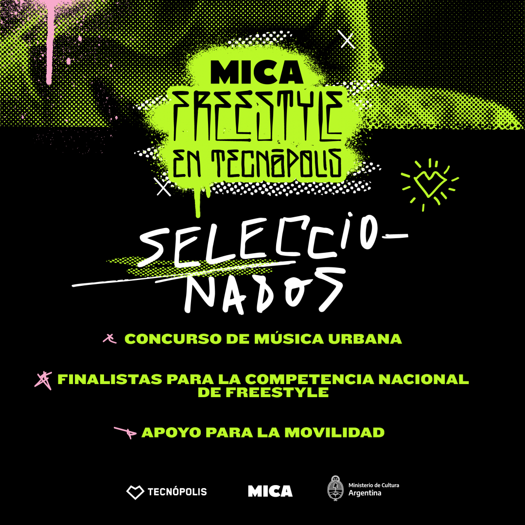MICA Freestyle 2022: se anunciaron los ganadores de las convocatorias “Concurso Nacional de Música Urbana”, “Apoyo a la movilidad MICA Freestyle 2022” y de las competencias regionales