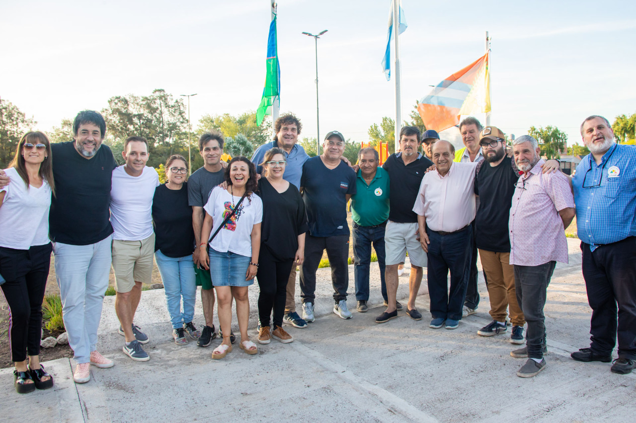 RANELAGH: INAUGURARON PAVIMENTOS Y PUSIERON EN VALOR LA PLAZA LA COLINA