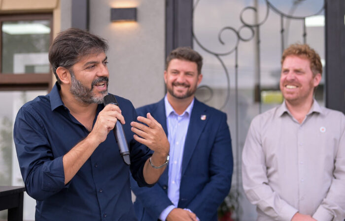 Bianco y Nanni inauguraron el Centro Universitario de Exaltación de la Cruz