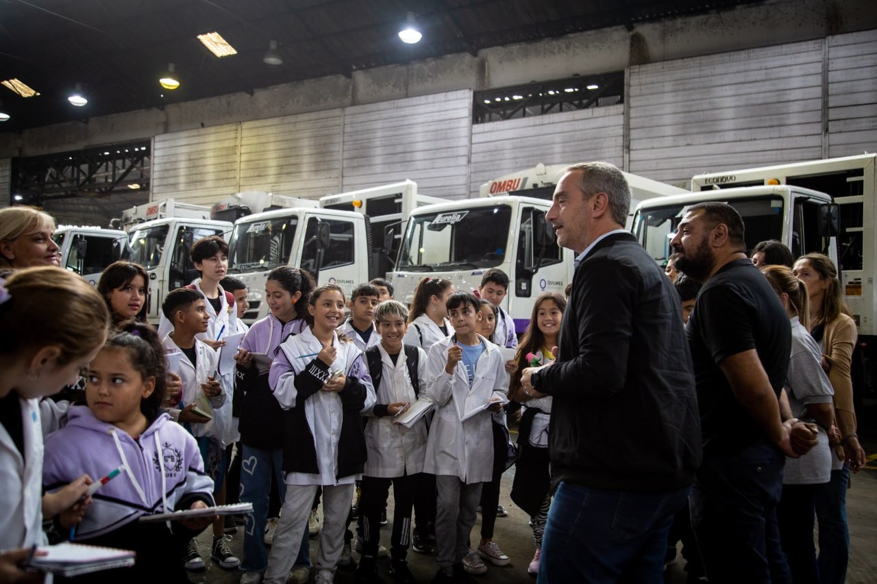 ESTUDIANTES DE LA EP Nº 21 VISITARON LA PLANTA DE LA SECRETARÍA DE GESTIÓN INTEGRAL DE RESIDUOS SÓLIDOS URBANOS