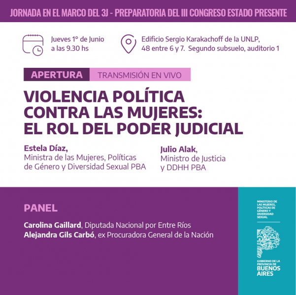 Hacia el III Congreso “Violencia Política y de Género: Desafíos de la democracia