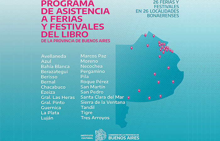 La Provincia acompañará la realización de 26 Ferias y Festivales del Libro