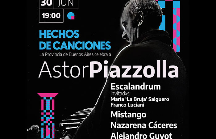 La provincia celebra a Astor Piazzolla en el Salón Dorado de la Gobernación