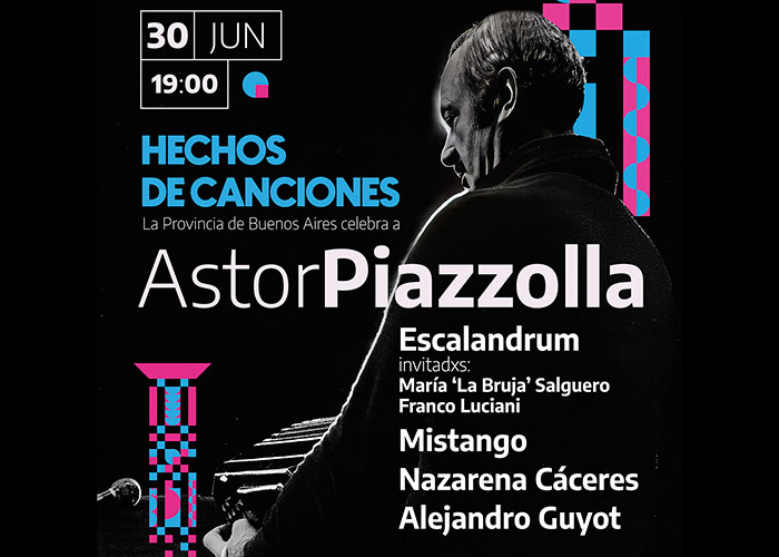 La provincia celebra a Astor Piazzolla en el Salón Dorado de la Gobernación