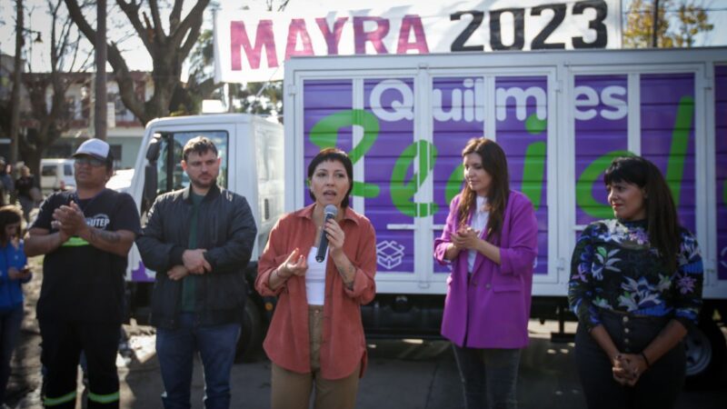 MAYRA, JUAN GRABOIS Y DANIELA VILAR INAUGURARON EL PRIMER NODO LOCAL DE RECICLADO EN QUILMES