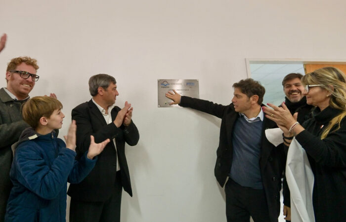 Kicillof y Bianco inauguraron mejoras en el centro universitario de Hipólito Yrigoyen