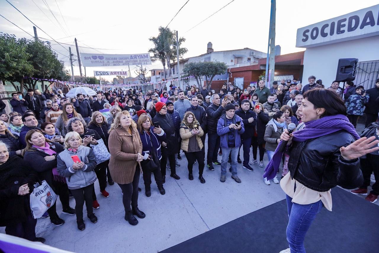 MAYRA INAUGURÓ EL PRIMER TRAMO DE LA OBRA DE PAVIMENTACIÓN DE 85 CUADRAS EN EL BARRIO LA UNIÓN DE SAN FRANCISCO SOLANO