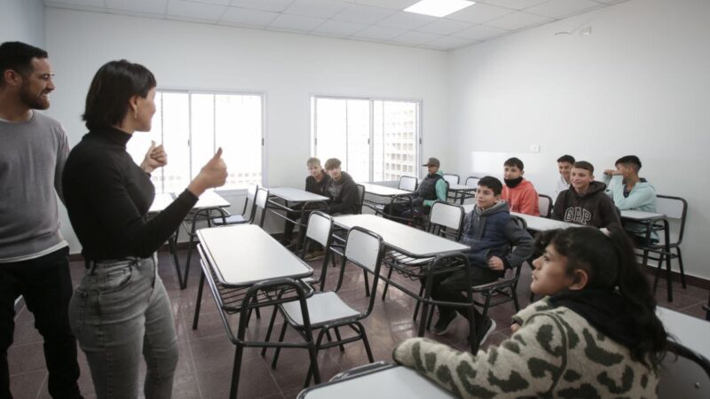 MAYRA INAUGURÓ OBRAS DE INFRAESTRUCTURA ESCOLAR EN LA SECUNDARIA Nº 58 DE LA RIBERA