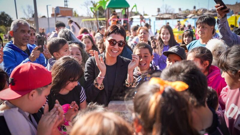 MAYRA INAUGURÓ UN NUEVO ESPACIO VERDE EN EZPELETA OESTE: “LA CONTRIBUCIÓN DE LOS VECINOS SE VE REFLEJADA EN ESTE TIPO DE OBRAS”