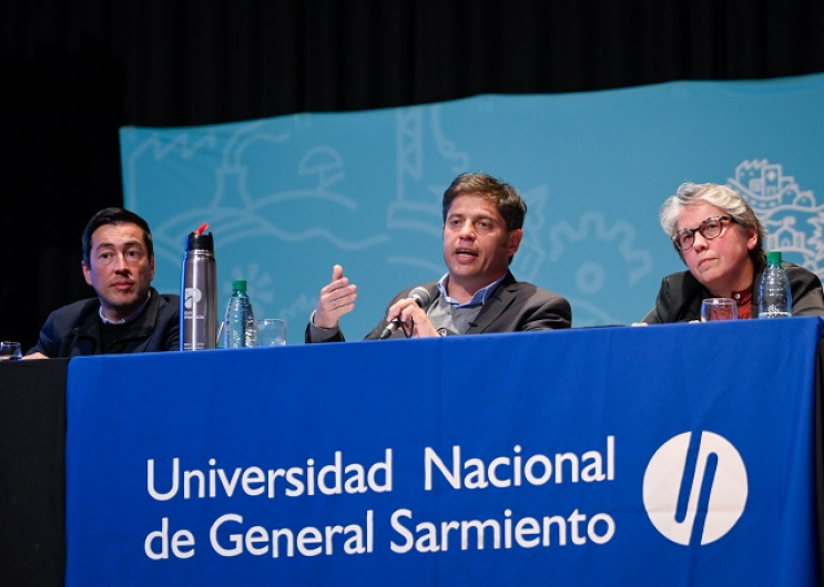 Kicillof: “La universidad pública y gratuita es condición necesaria para el desarrollo con inclusión”