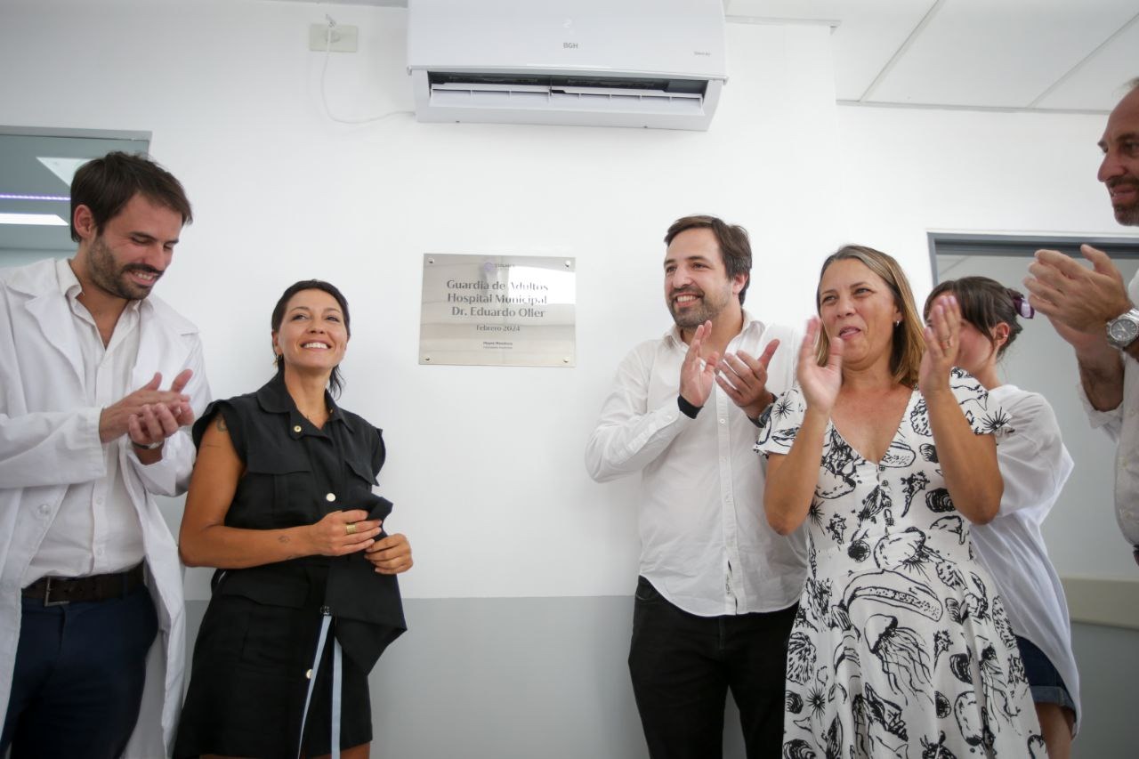 MAYRA Y EL MINISTRO KREPLAK INAUGURARON LA REFACCIÓN INTEGRAL DE LA GUARDIA DE ADULTOS DEL HOSPITAL OLLER DE SAN FRANCISCO SOLANO