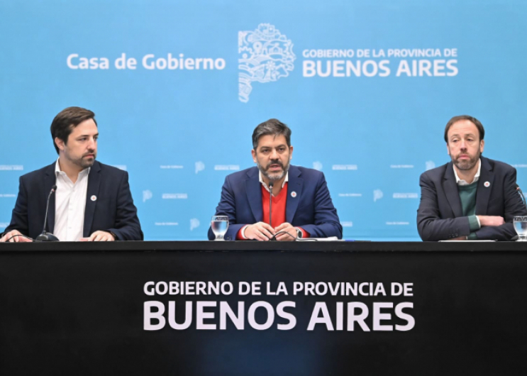 Bianco, Kreplak y López brindaron una conferencia con anuncios de gobierno