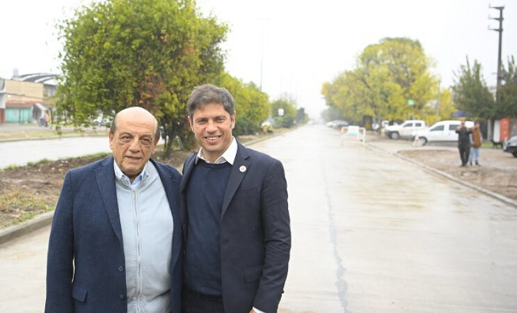 Kicillof y Mussi inauguraron obras de pavimentación en Berazategui