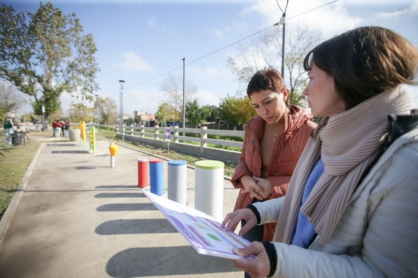 MAYRA RECORRIÓ UNA OBRA DE PAVIMENTOS QUE COMPRENDE 85 CUADRAS EN LOS BARRIOS LA UNIÓN Y SAN MARTÍN