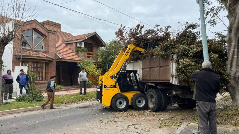 EL MUNICIPIO LLEVÓ ADELANTE OPERATIVOS INTEGRALES DE LIMPIEZA Y MANTENIMIENTO DEL ESPACIO PÚBLICO