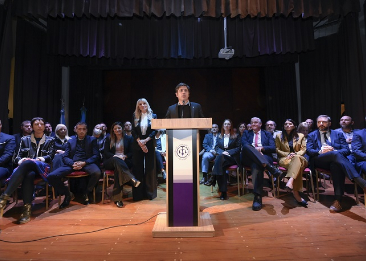 Kicillof participó de la asunción de las nuevas autoridades del Colegio de la Abogacía de La Plata