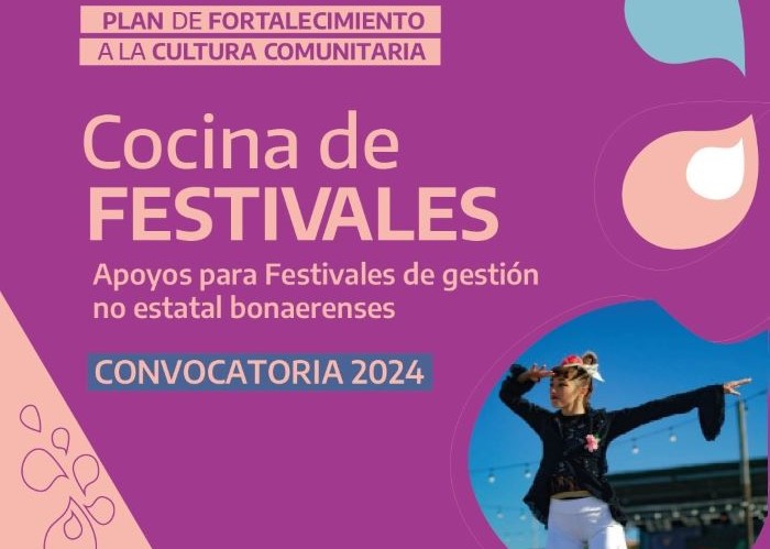 Abrió la inscripción al programa Cocina de Festivales