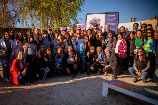 Inauguración de la Plaza “Mujeres en Pie de Lucha”