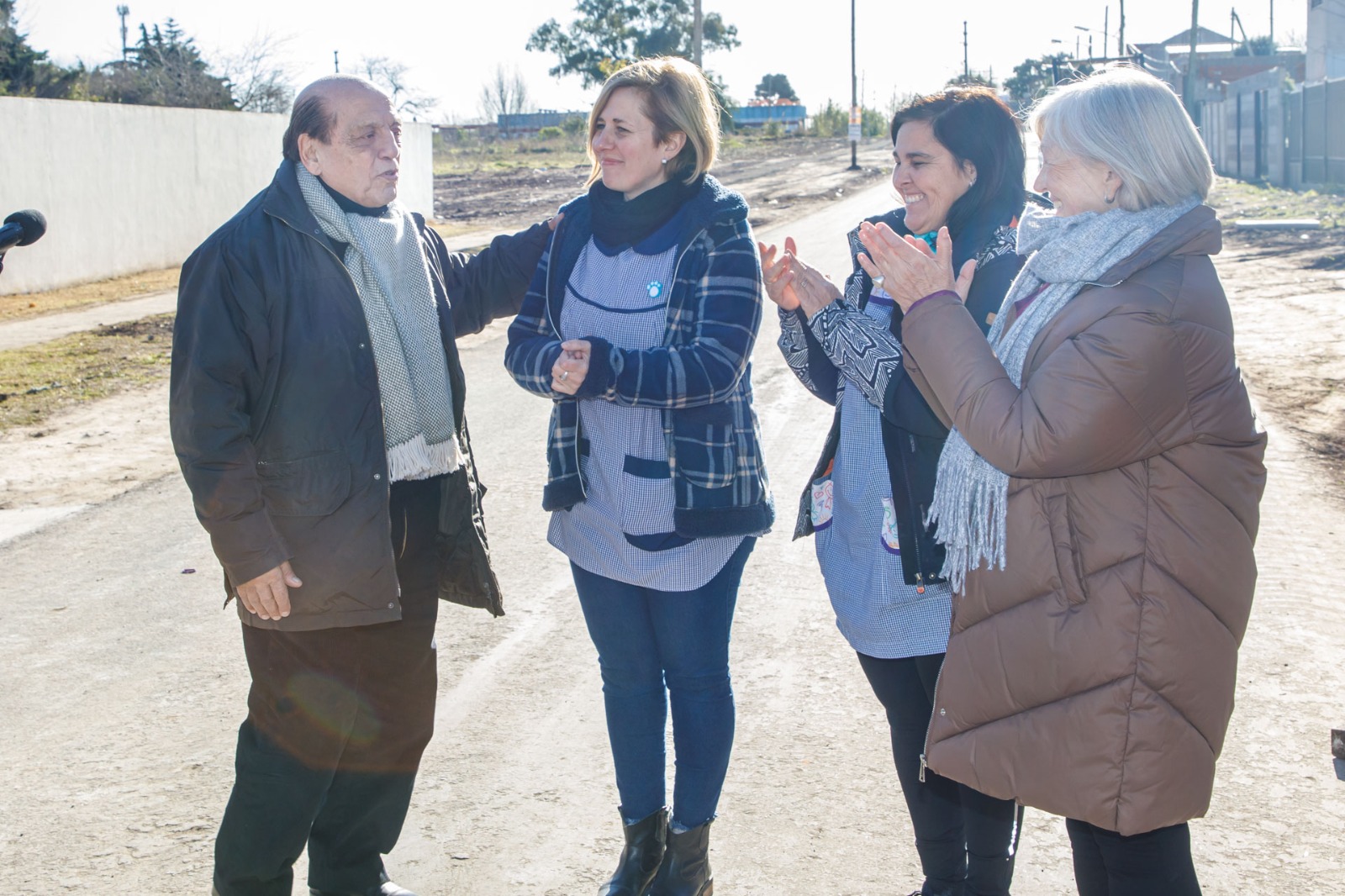 MUSSI INAUGURÓ LA PAVIMENTACIÓN DE LA CALLE 264 A EN SOURIGUES