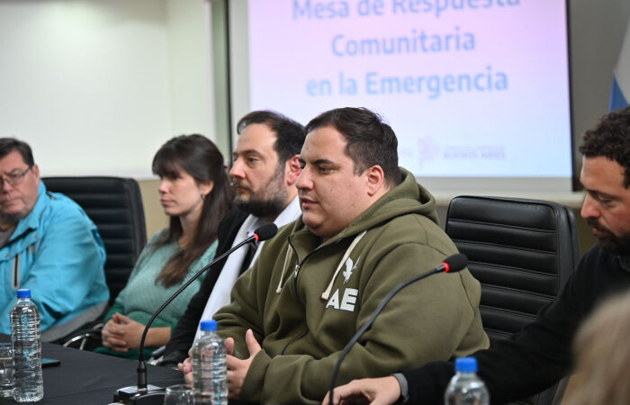 Provincia lanzó una Mesa de Respuesta Comunitaria en la Emergencia