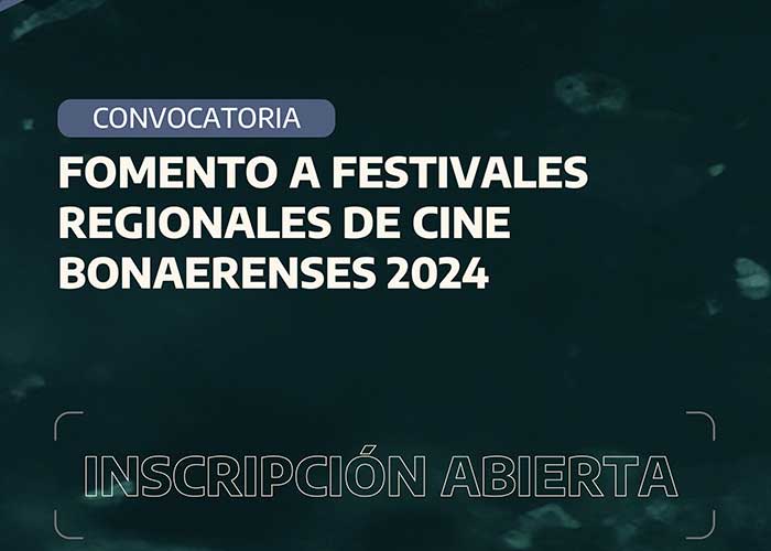 Abre la convocatoria para la realización de Festivales Regionales de Cine