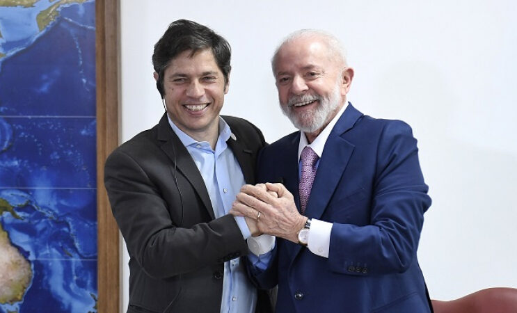 Kicillof se reunió con el presidente Lula da Silva