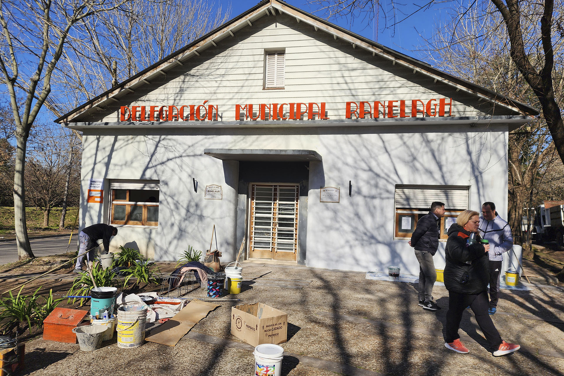 AVANZAN LAS OBRAS EN LA DELEGACIÓN MUNICIPAL DE RANELAGH