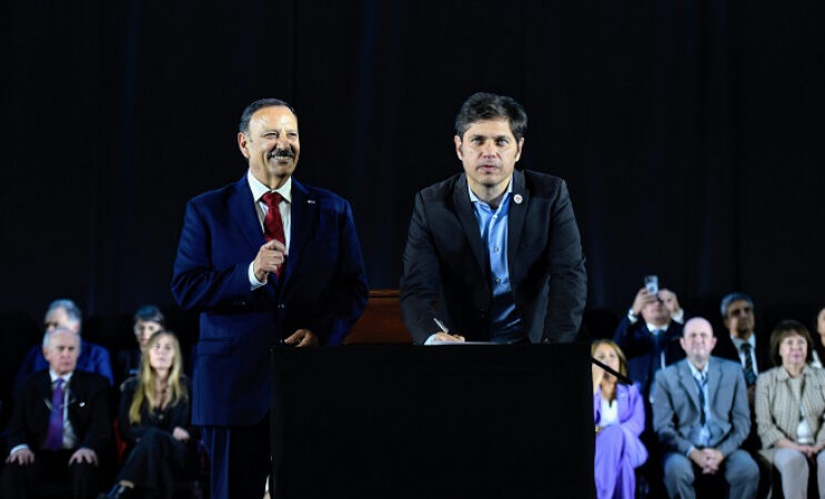 Kicillof y Quintela firmaron un acuerdo para fortalecer la cooperación entre las provincias