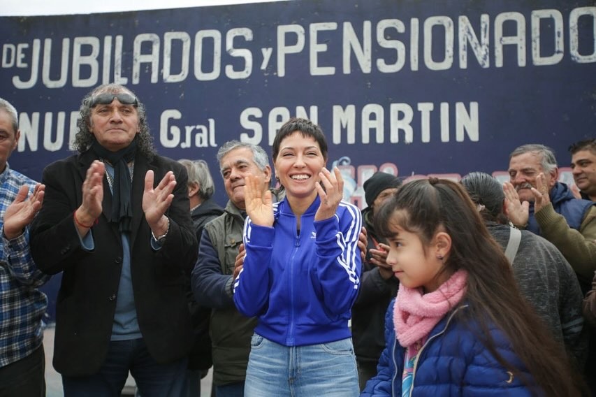 MAYRA RECORRIÓ EL CENTRO DE JUBILADOS Y EL CLUB “SAN MARTÍN” DE SAN FRANCISCO SOLANO