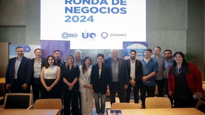 MAYRA JUNTO A EMPRESARIOS QUILMEÑOS EN LA RONDA DE NEGOCIOS MULTISECTORIAL 2024