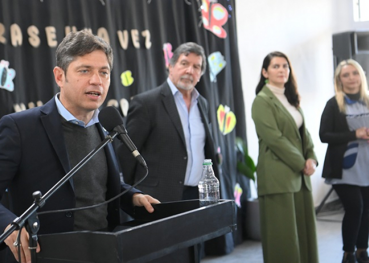 Kicillof inauguró el nuevo edificio del Jardín de Infantes N°927