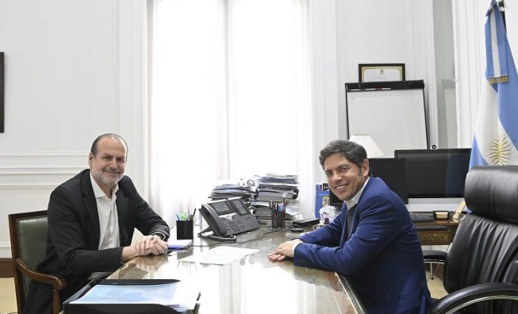 Kicillof recibió al intendente Federico Susbielles