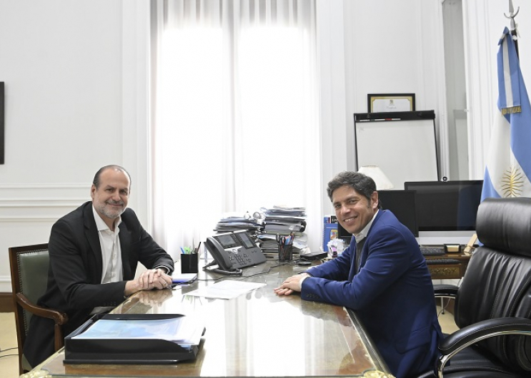 Kicillof recibió al intendente Federico Susbielles