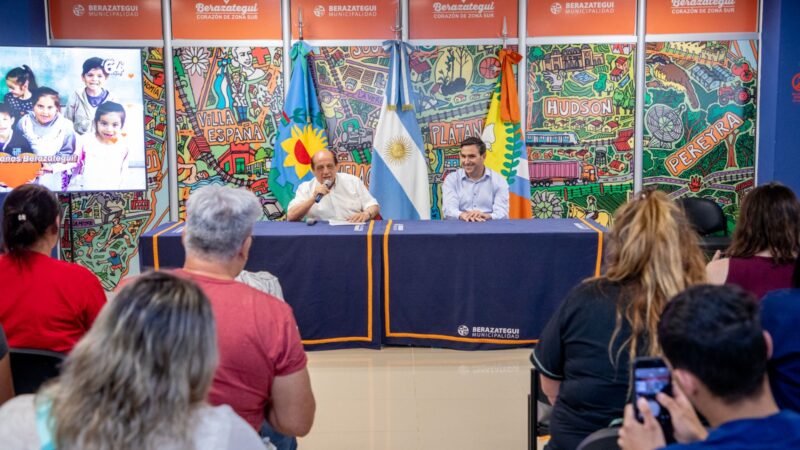 ENTREGARON SUBSIDIOS A COOPERATIVAS DE BERAZATEGUI