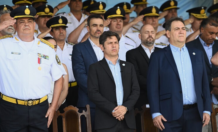 Kicillof encabezó el acto por el Día de la Policía de la Provincia