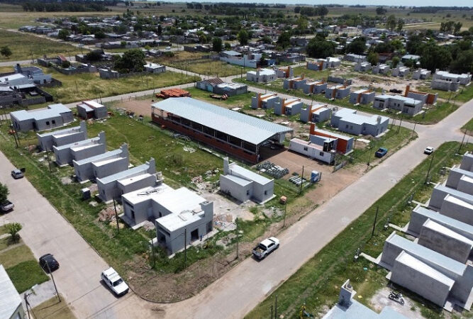 Un centenar de viviendas en Olavarría se acercan a su etapa final