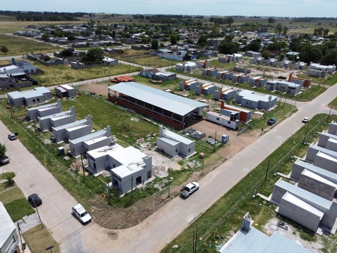 Un centenar de viviendas en Olavarría se acercan a su etapa final