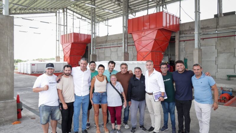 MAYRA PARTICIPÓ DE LA PUESTA EN FUNCIONAMIENTO DE LAS NUEVAS TOLVAS DEL ECOPARQUE Y SUPERVISÓ EL AVANCE DE LA PLANTA DE HORMIGÓN MUNICIPAL