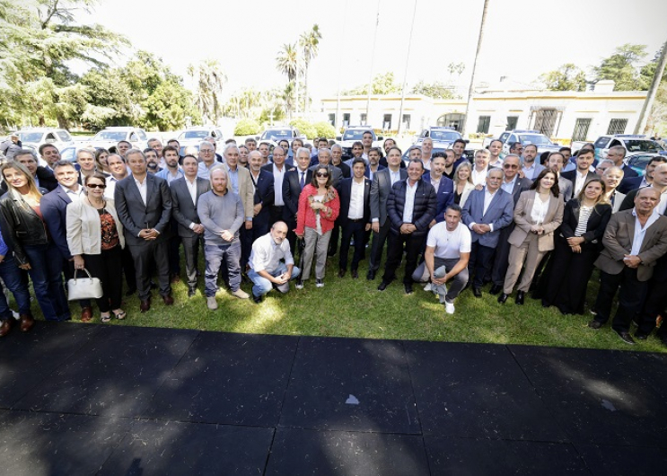 Con más de 100 intendentes, Kicillof lanzó un nuevo fondo para fortalecer la seguridad