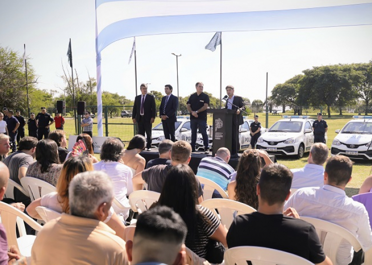 Kicillof puso en funcionamiento nuevos patrulleros en San Isidro